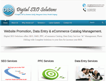 Tablet Screenshot of digitalseosolutions.com